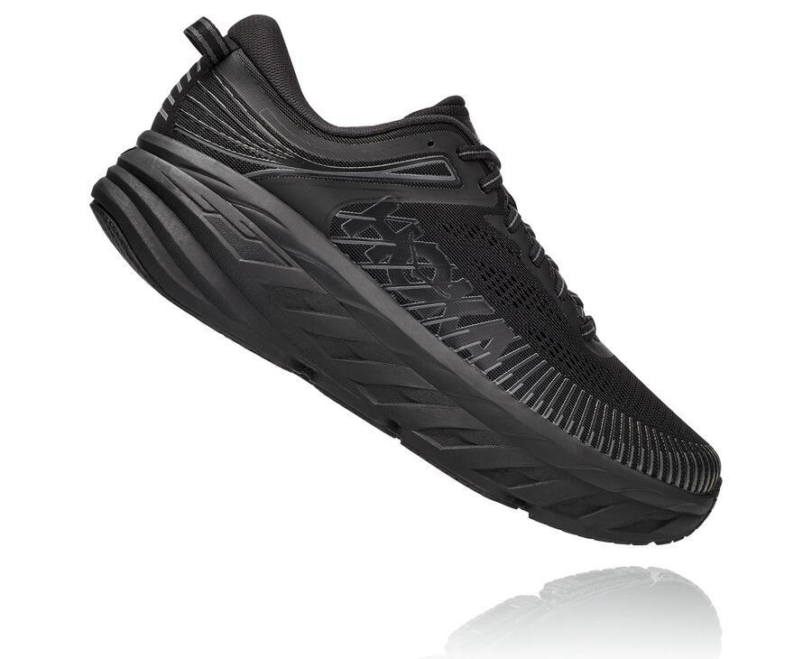 Hoka One One Koşu Ayakkabısı Erkek Siyah - Bondi 7 - SN5912034